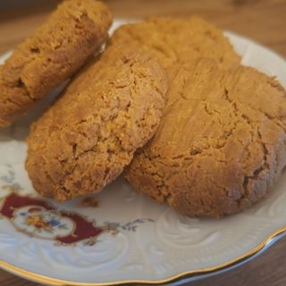 Mandelkekse mit Demeter-Honig